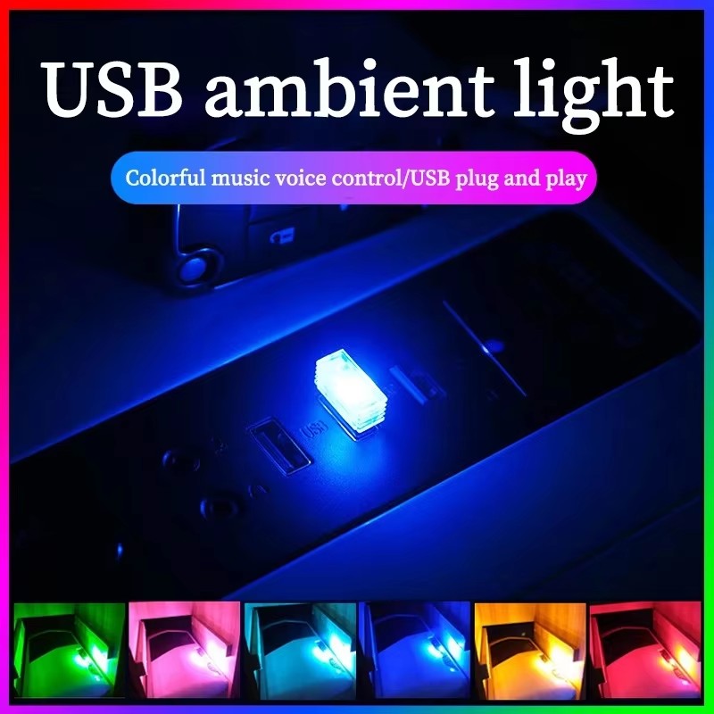 Electronics Gadgets And Accessories - 1/4pc 미니 USB LED 자동차 조명