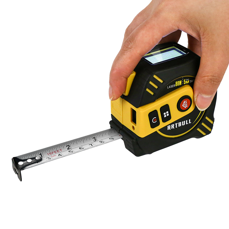 Laser Distance Measure - 3in1 다기능 레이저 테이프 거리측정기 40m,