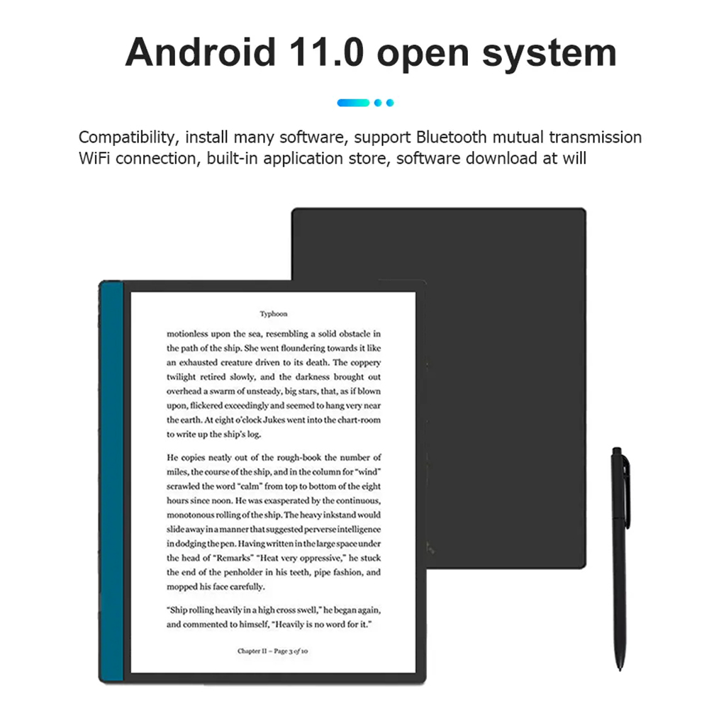 10.3인치 전자책 리더 휴대용 E-리더 화이트페이퍼  - E-Ink Tablet Reader 리뷰 및 가격