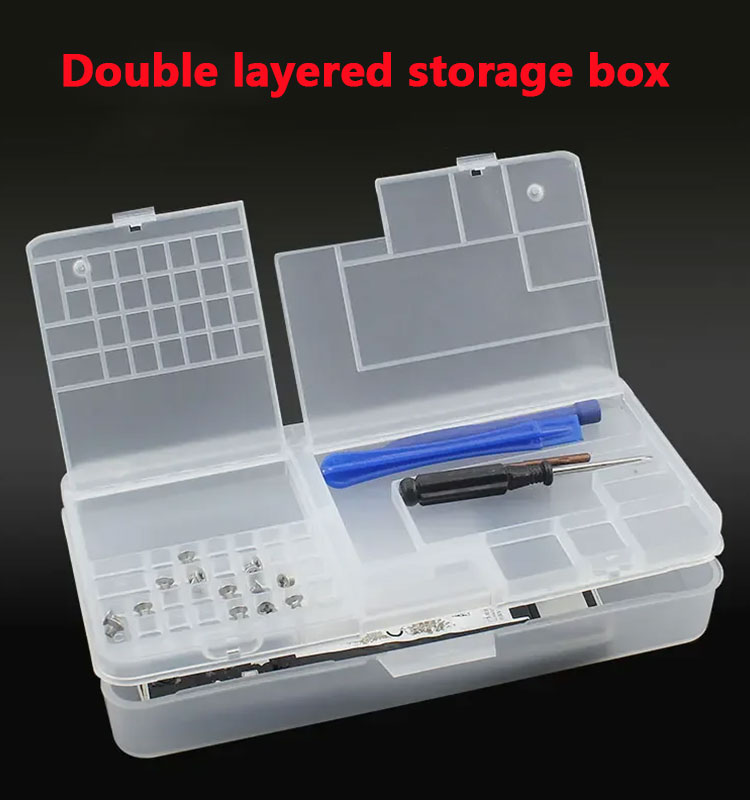 상자, 전자 부품, 투명 플라스틱 보관함, 작은 나사  - Electronics Gadgets And Accessories 리뷰 및 가격