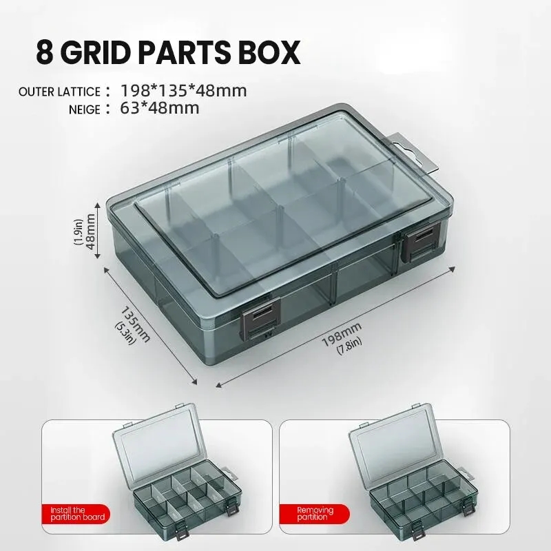 AIRAJ 플라스틱 도구 부품 상자 보관 나사 상자 도 - Electronics Gadgets And Accessories 리뷰 및 가격