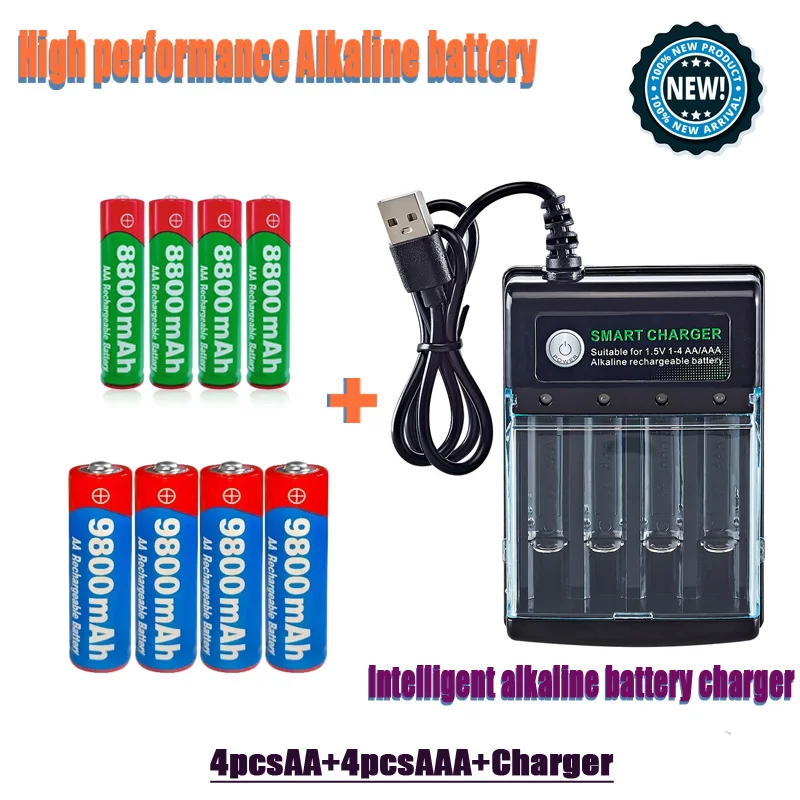 새로운 모델 최신 스마트 충전기 AA AAA 충전식 배 - New Gadgets Electronic 리뷰 및 가격