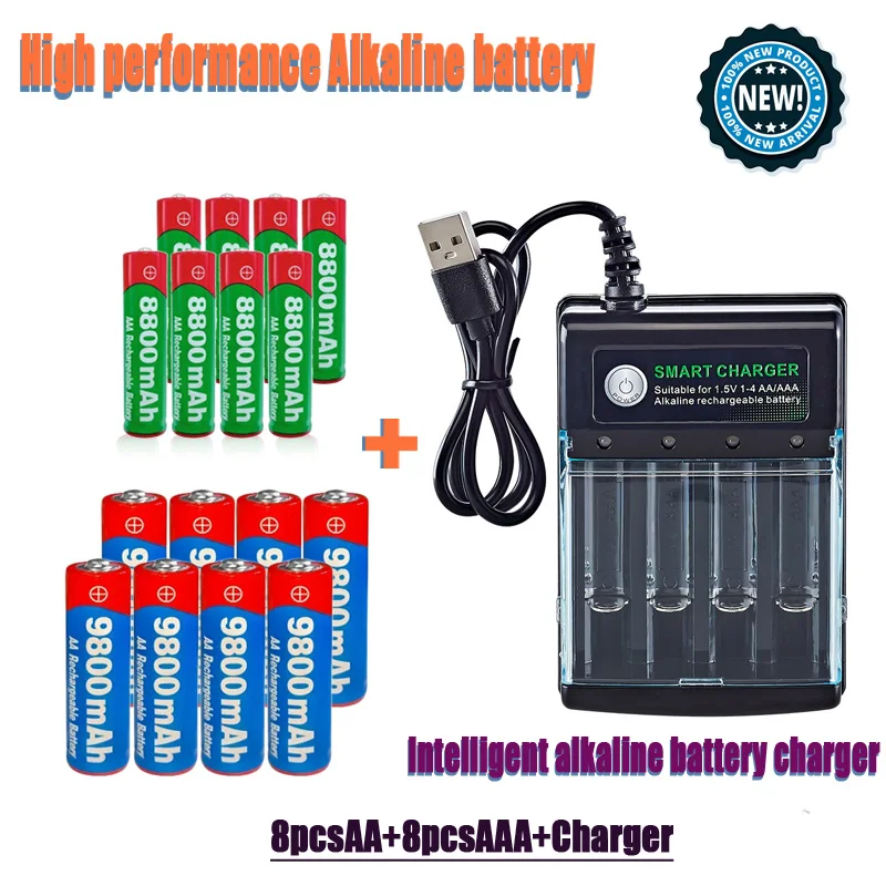 새로운 모델 최신 스마트 충전기 AA AAA 충전식 배 - New Gadgets Electronic 리뷰 및 가격