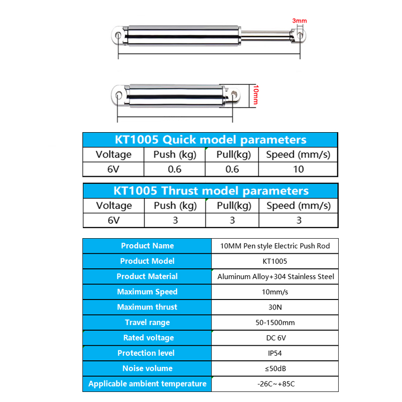 10mm 선형 액추에이터 접이식 펜 타입 10/20/3 - Electric Gadget 리뷰 및 가격