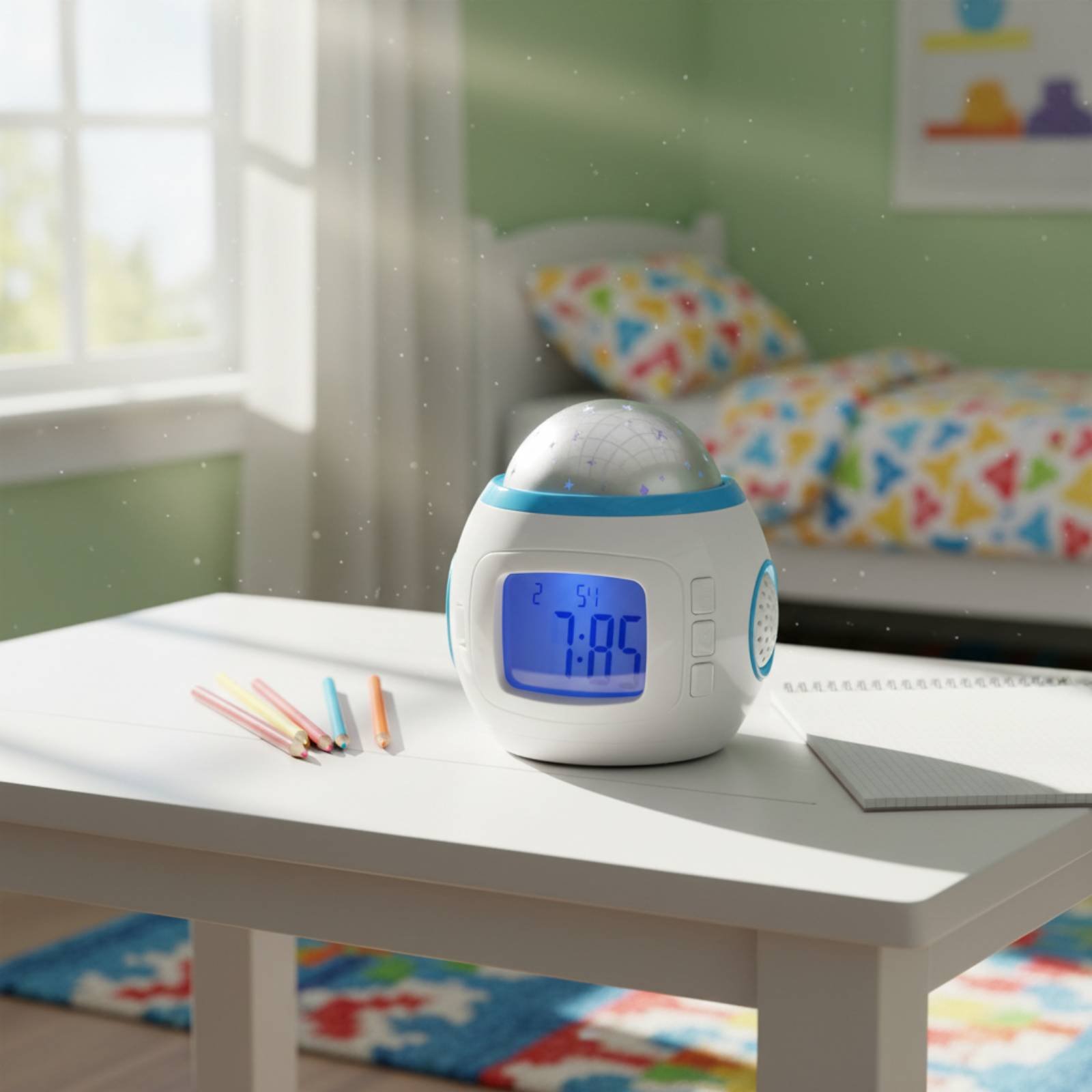 천상의 빛 디스플레이 알람 시계 다채로운 조명 천상의  - Electronics And Gadgets G 리뷰 및 가격
