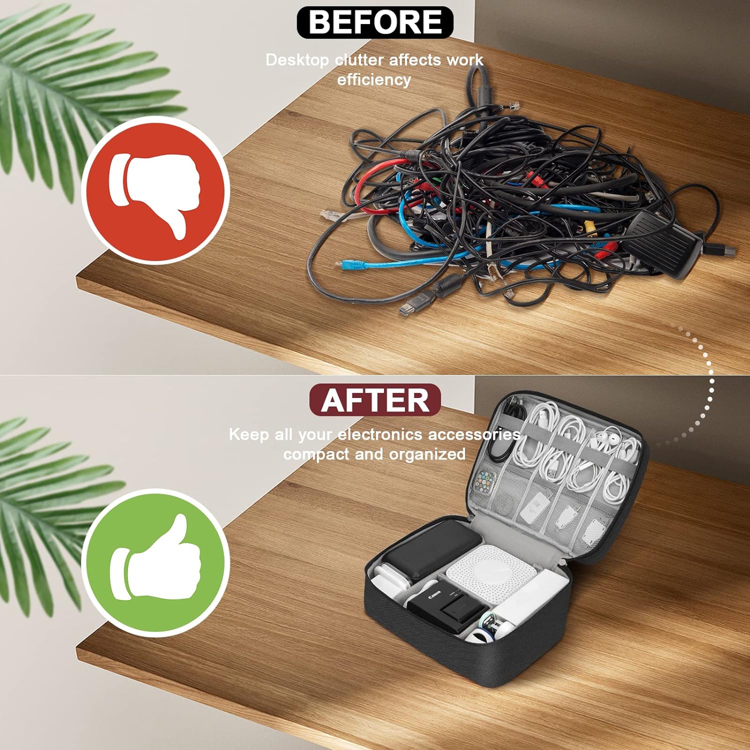 휴대용 디지털 저장 가방 USB 가젯 방수 케이블 정리 - Electronics Gadgets And Accessories 리뷰 및 가격