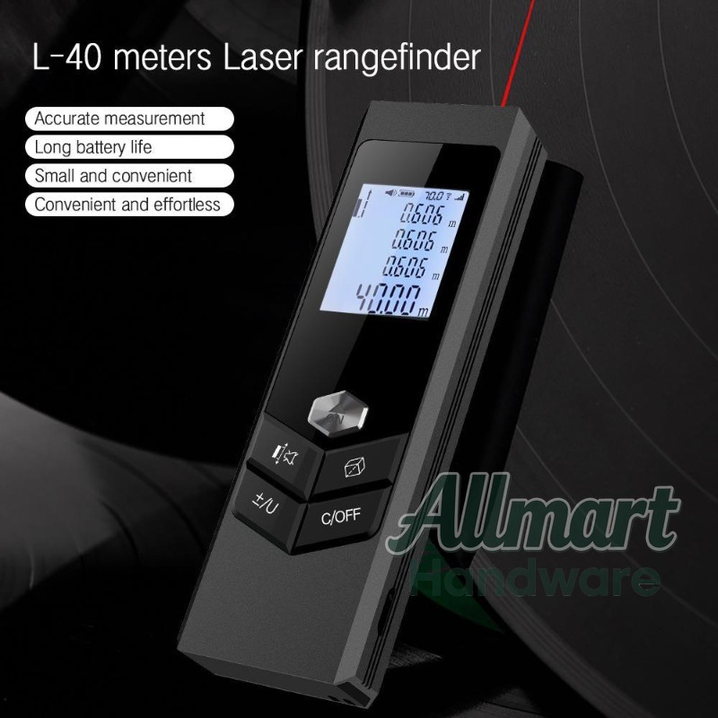 휴대용 40m 레이저 거리 측정기, 고정밀 적외선 측정 - Laser Distance Measure 리뷰 및 가격