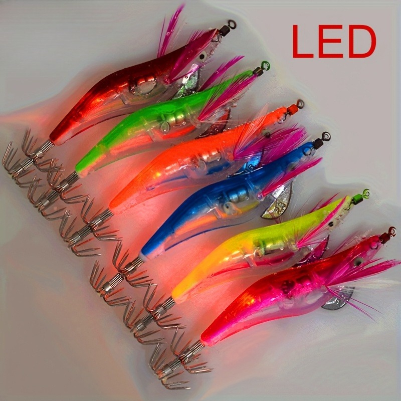 새로운 6개/세트 전자식 LED 빛나는 낚시 루어, 수 - New Gadgets Electronic 리뷰 및 가격
